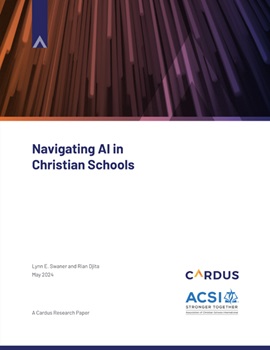 Navigating AI in Christian Schools Navigating AI in Christian Schools